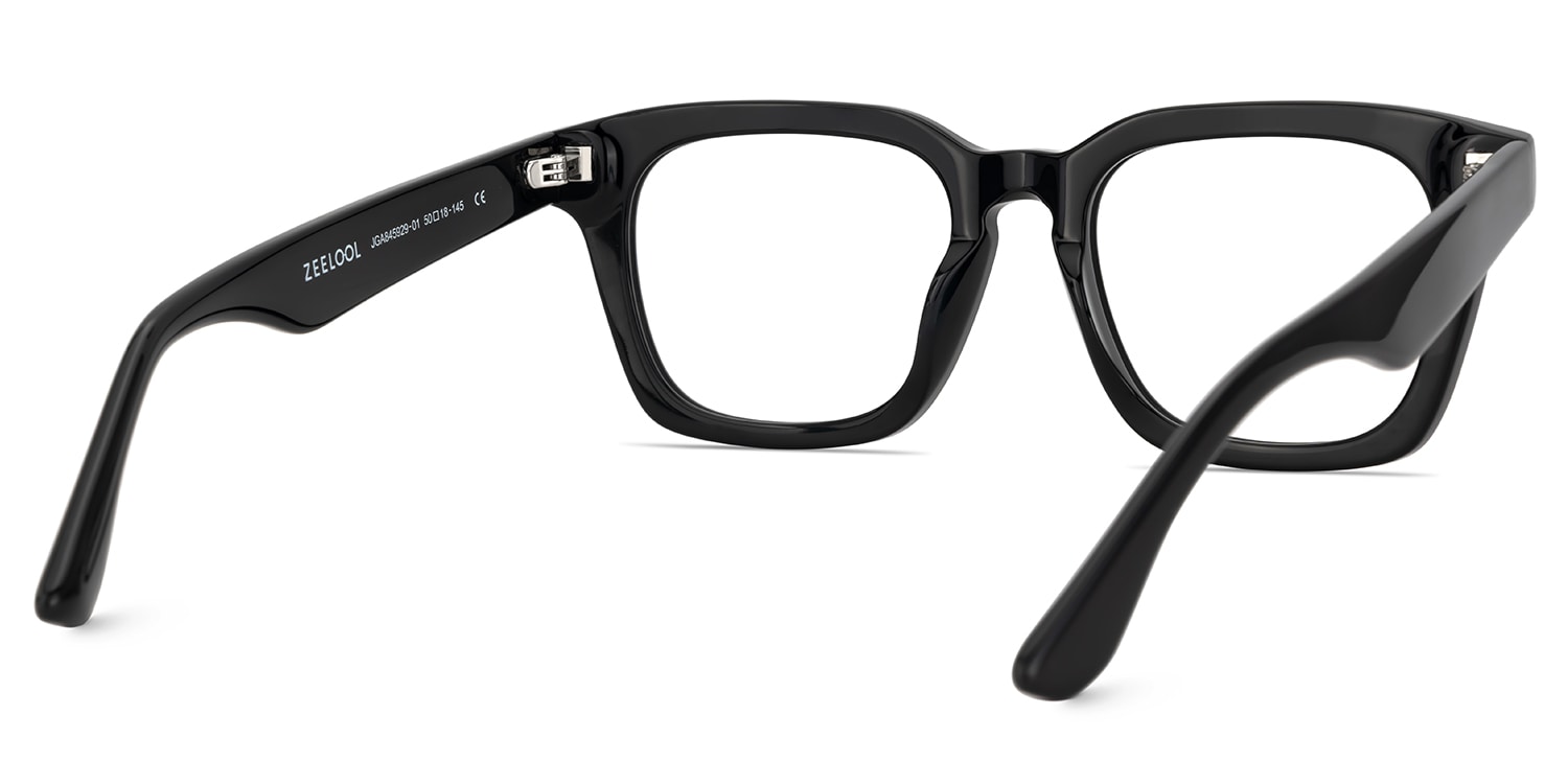 Marleni Square Black Glasses5