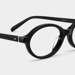 Everly Oval Black Glasses7