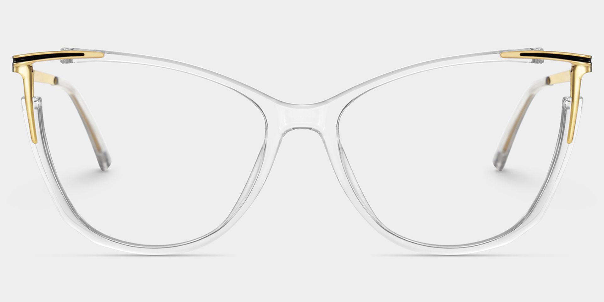Cat eye Yomary Clear Frame Glasses | Zeelool0