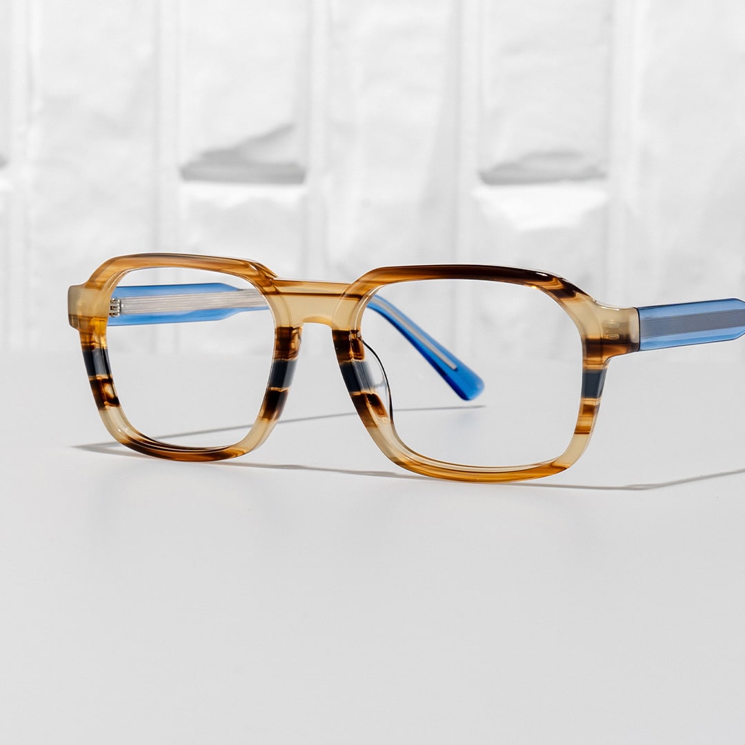 Arden Rectangle Colorful Glasses0