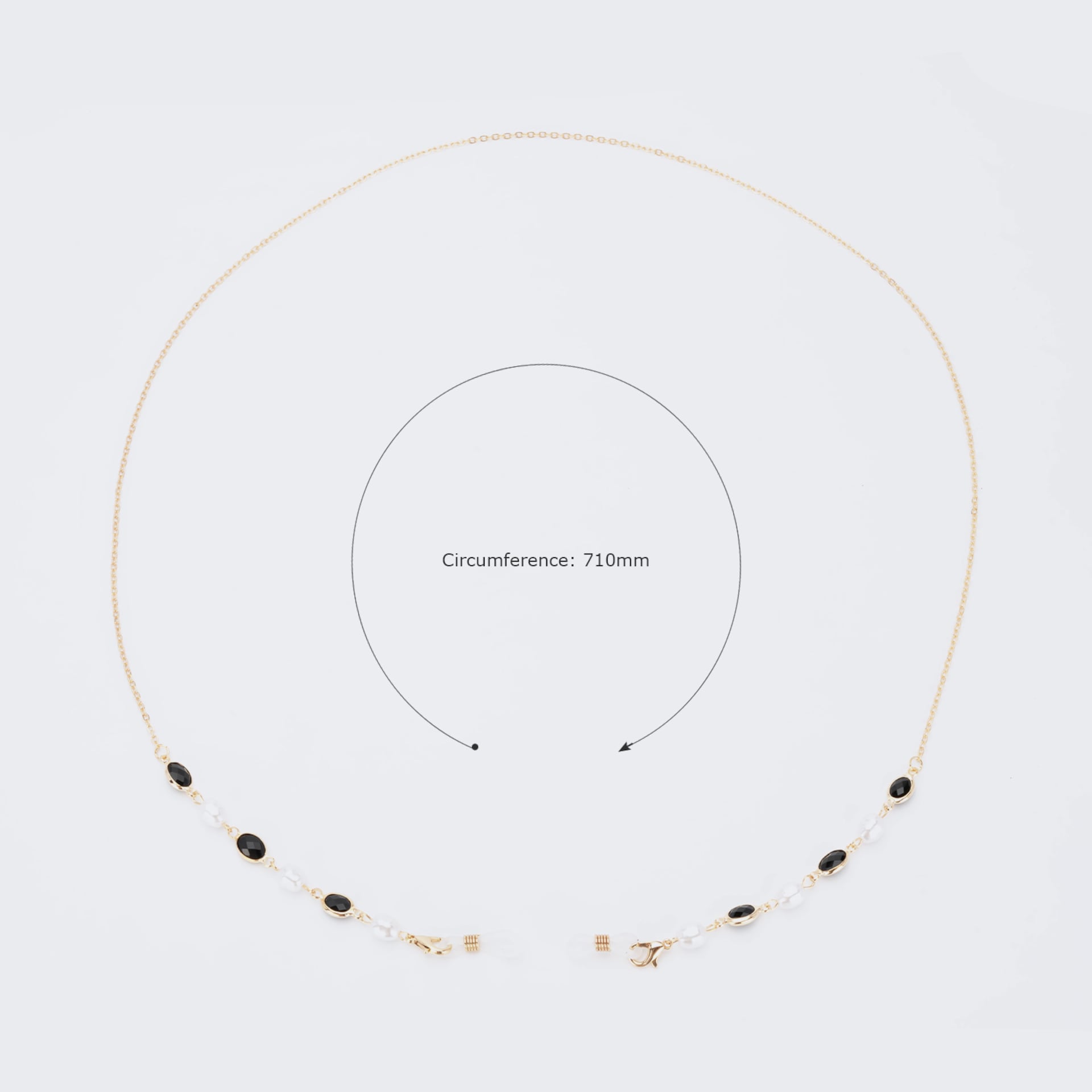 Fashion Eyeglasses Gold Eyeglasses Chains Accessories on Zeelool2