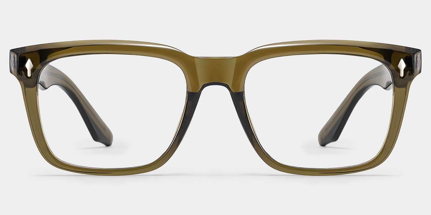 Fletcher Brown Frame Glasses with Rectangle Frame Online | ZEELOOL1