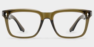 Fletcher Rectangle Brown Glasses1