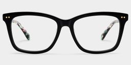 Layla Black Square Glasses1