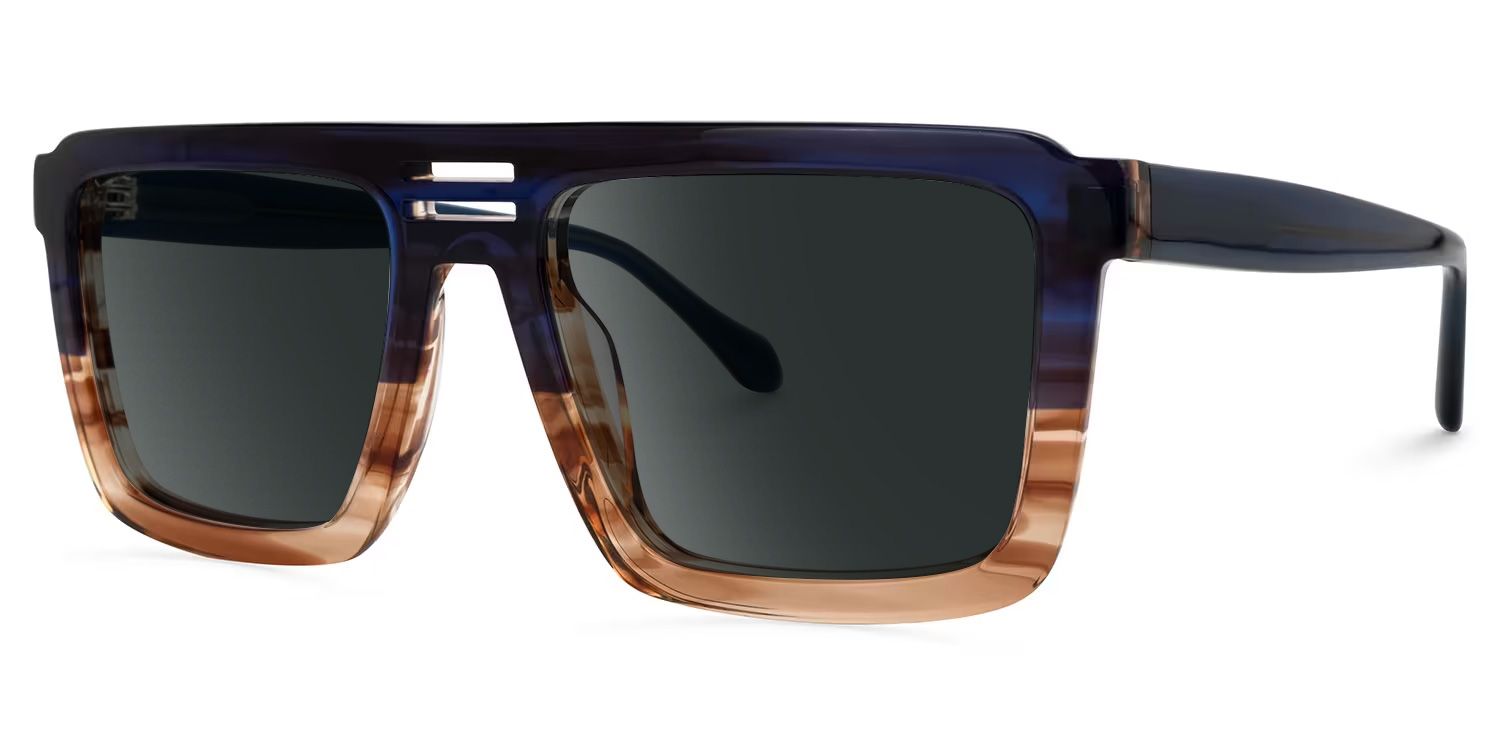 Yamilex Square Two-Tone Sunglasses | Zeelool Glasses1