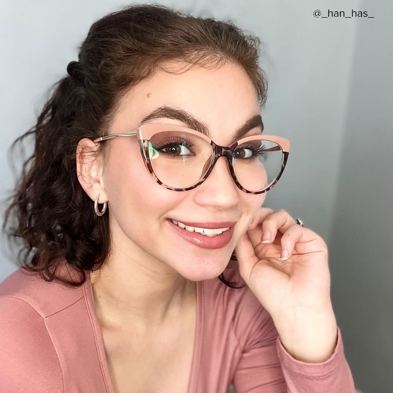 Marcus Cateye Cameo-Brown Glasses5