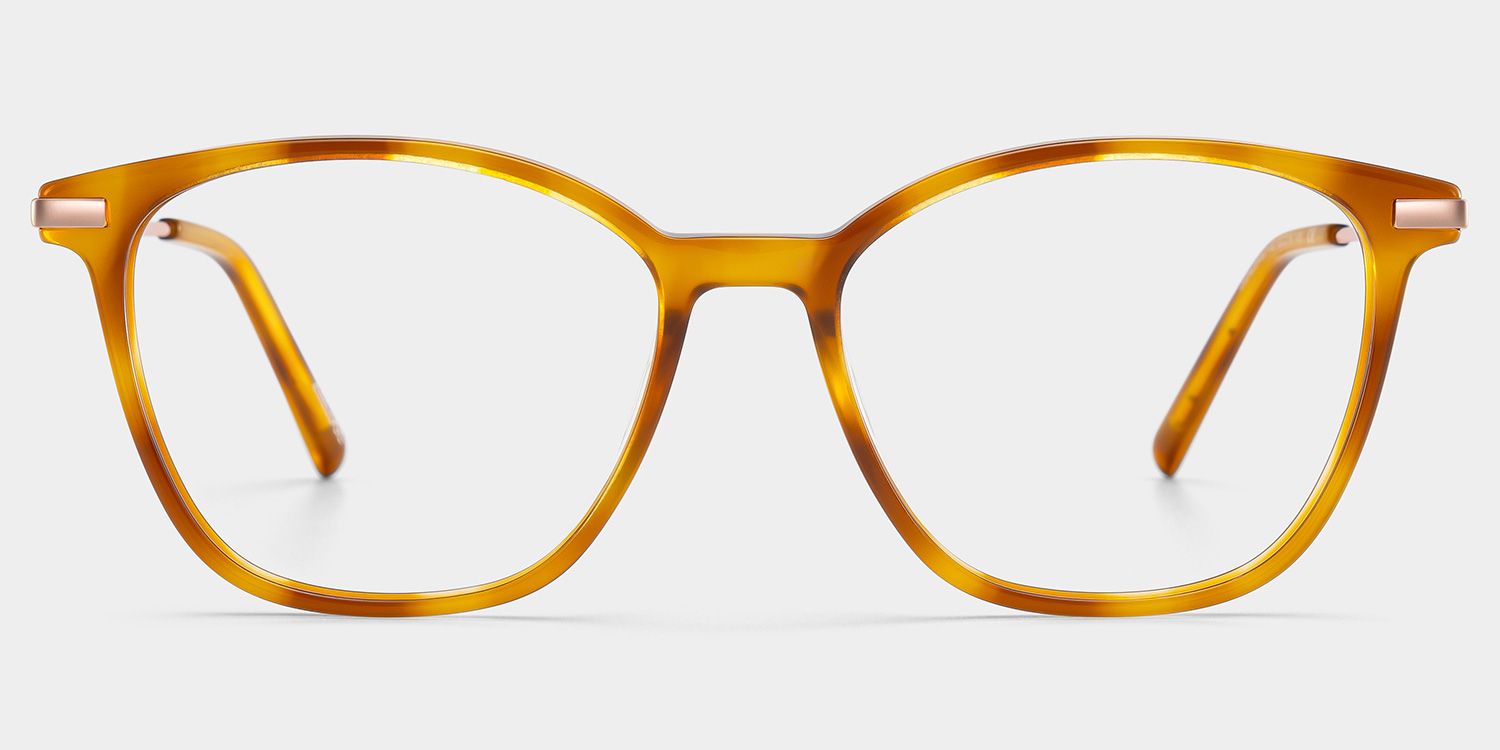 Jessica Tortoiseshell Cat Eye Glasses Frames in Acetate Material