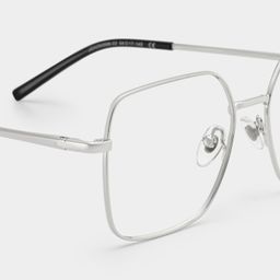 Abigail Square Silver Glasses4