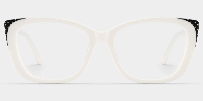 Madeline White Cat-eye Glasses
