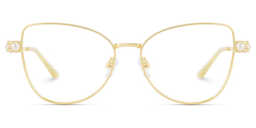 Gaga Cat eye Gold Glasses