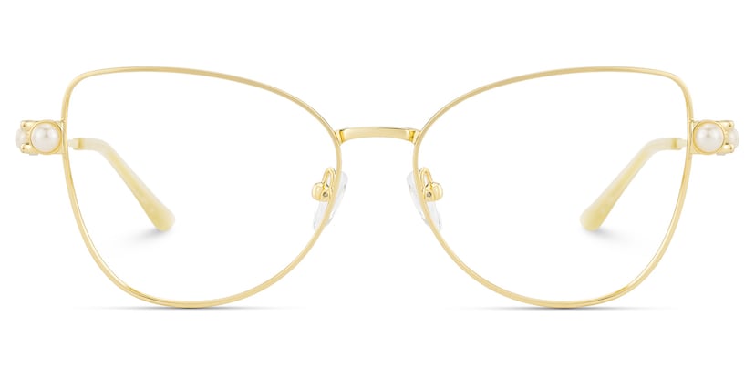 Gaga Cat eye Gold Glasses