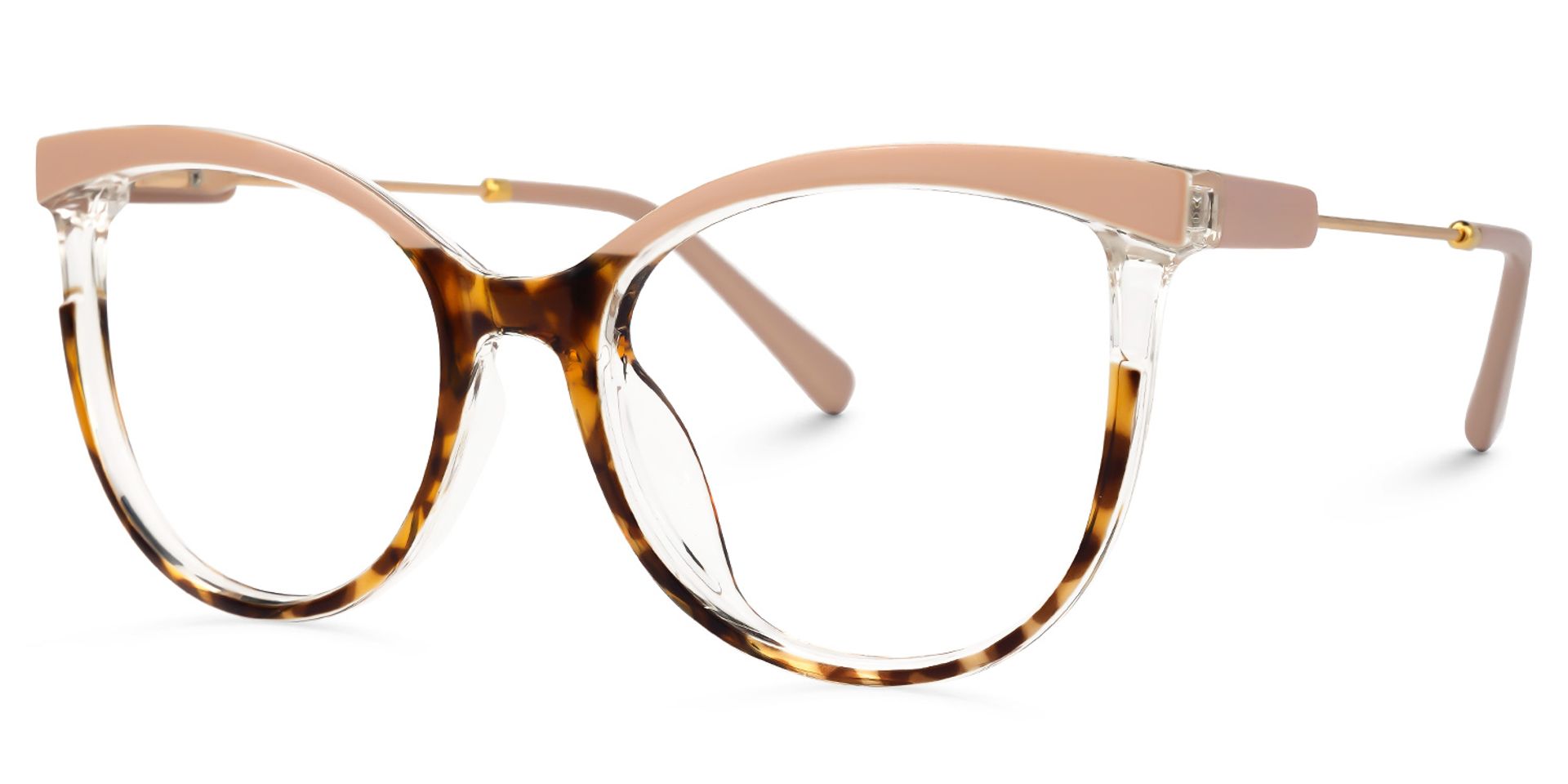 Taung Cateye Pink Glasses | Zeelool Glasses1