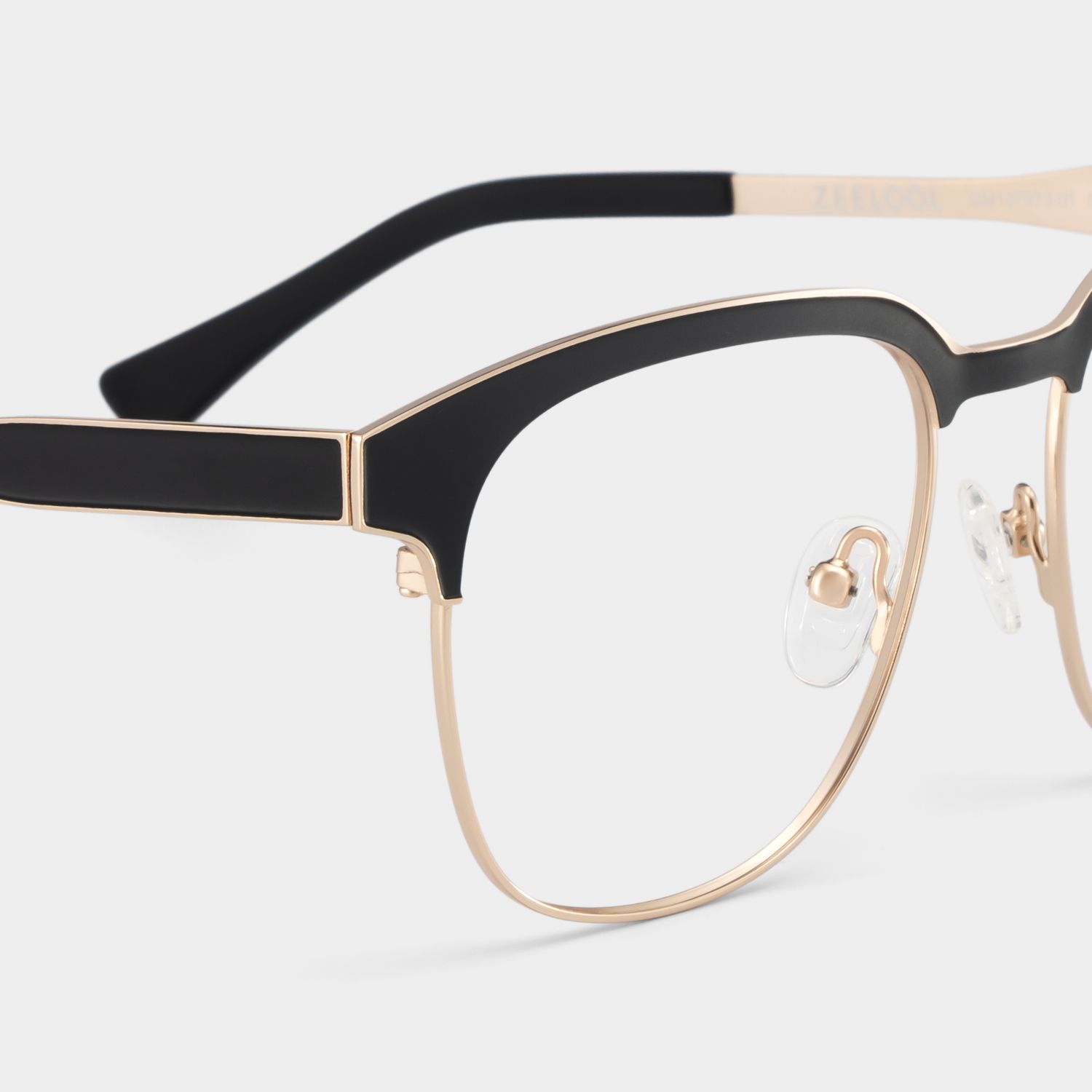 Wren Browline Black-Gold Eyeglasses & Glasses Frames6
