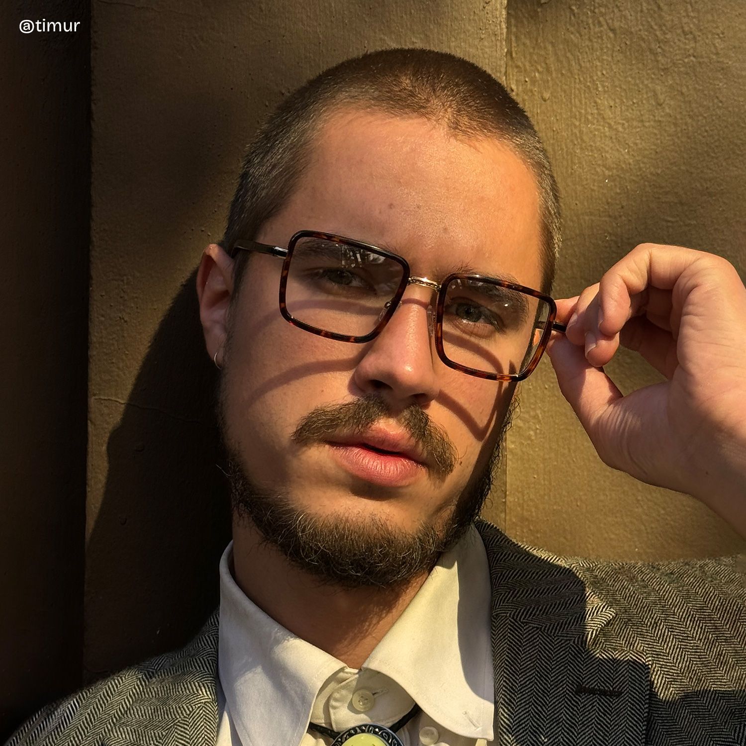 Hunter square tortoise eyeglasses Online | ZEELOOL