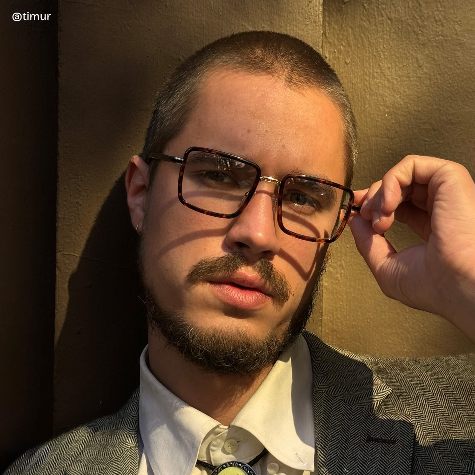 Hunter square tortoise eyeglasses Online | ZEELOOL7
