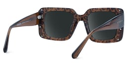 Jesse Rectangle Leopard Glasses3