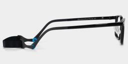 June Rectangle Black Glasses3