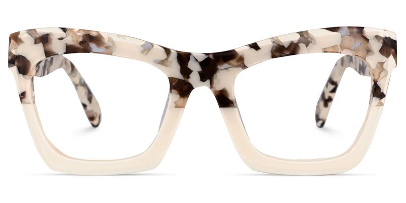 Benitez Square Two-Tone Glasses