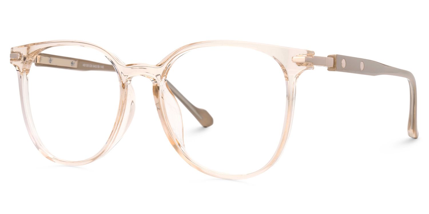 Round Glasses With Thin Frame2