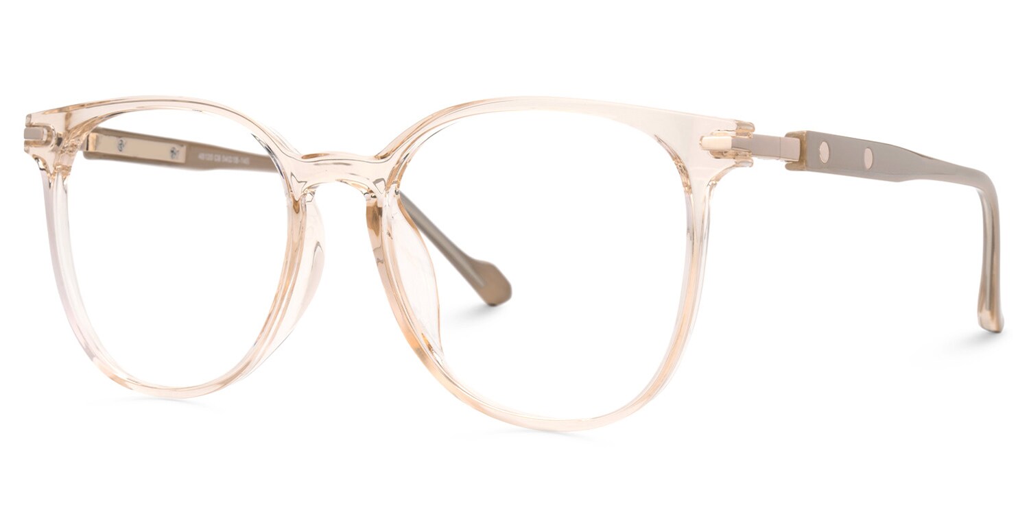 Round Glasses With Thin Frame2