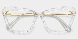Juliet Cateye Clear Glasses2