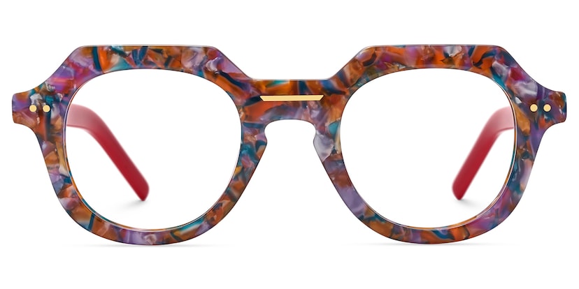 Jameica Geometric Flora Glasses