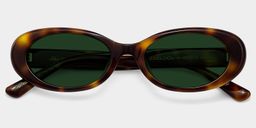 The 90s Tortoise Oval Sunglasses1