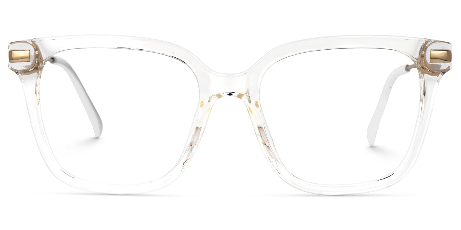 Jacqui Square Crystal Eyeglasses and Glasses Frames0