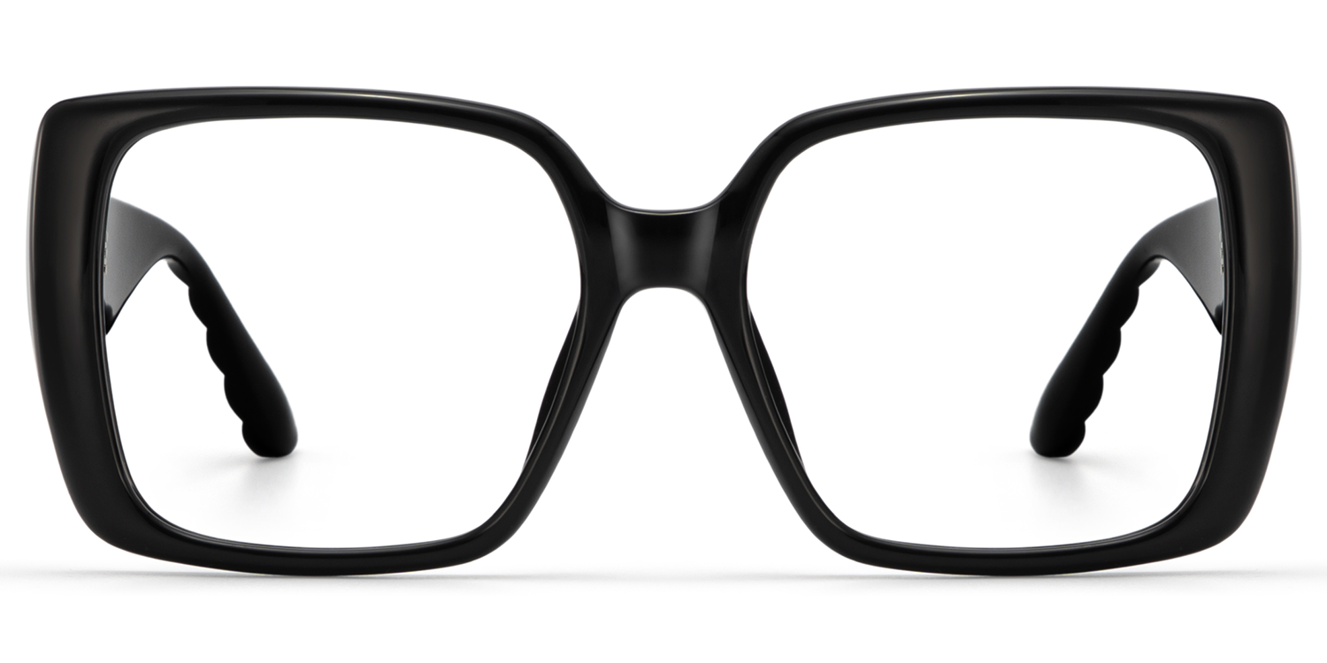 Maya Black Square Frame Glasses for Women | ZEELOOL