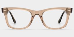 Robert Rectangle Brown Glasses1