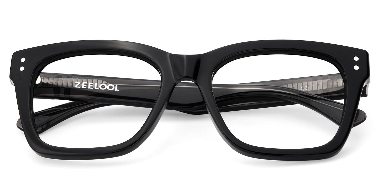 Gaydeh Black Glasses With Rectangle Shape | Zeelool2