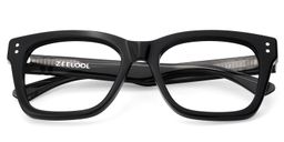 Gaydeh Rectangle Black Glasses2