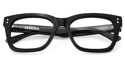 Gaydeh Rectangle Black Glasses2
