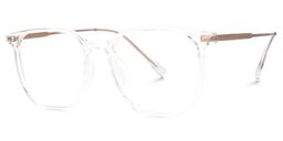 Bianca Geometric Clear Glasses1