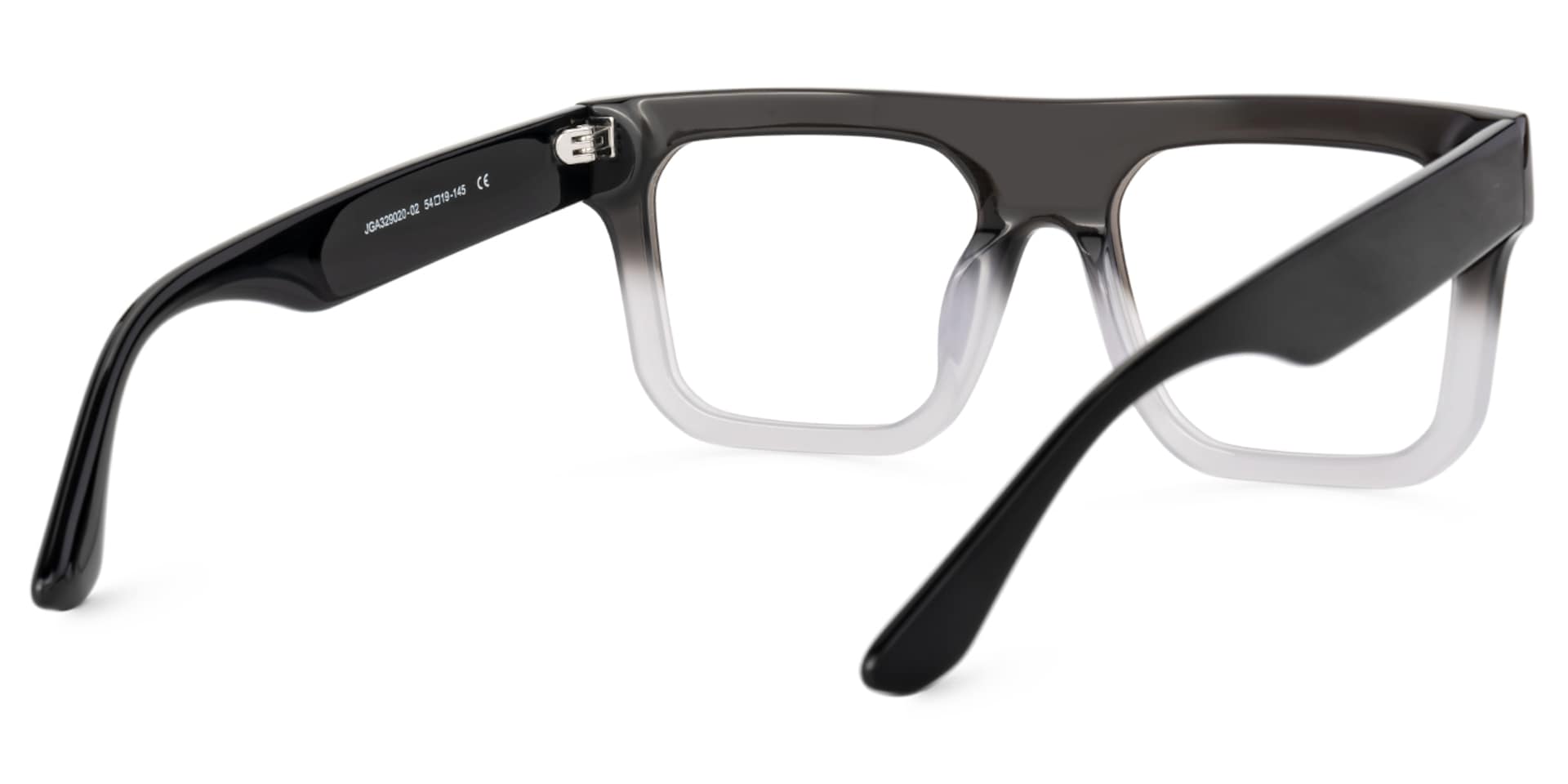 Square Reaux Black Gradient Eyeglasses for Men3