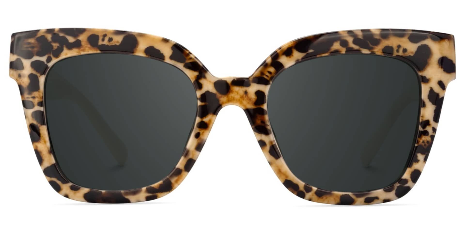 Malcolm Large Havana Sunglasses Frames With White Arms | Zeelool0