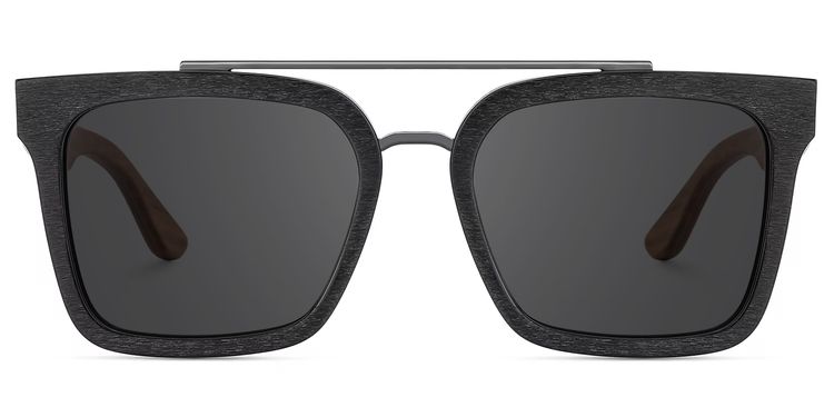 Pascal Black Aviator Sunglasses