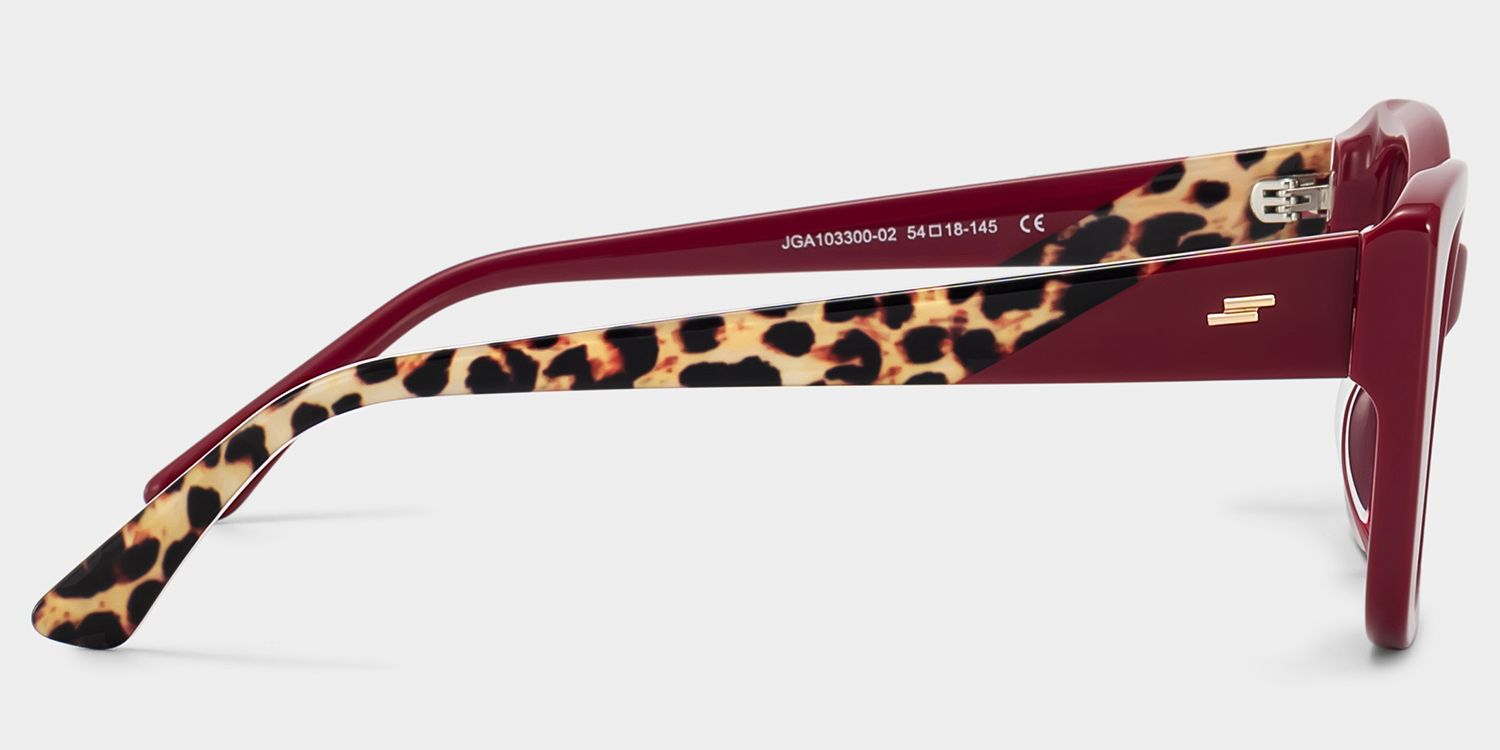 Lillian Red Cat-Eye Glasses | ZEELOOL4