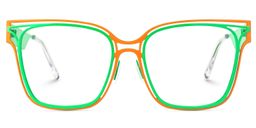 Dacarine Square Green Glasses0
