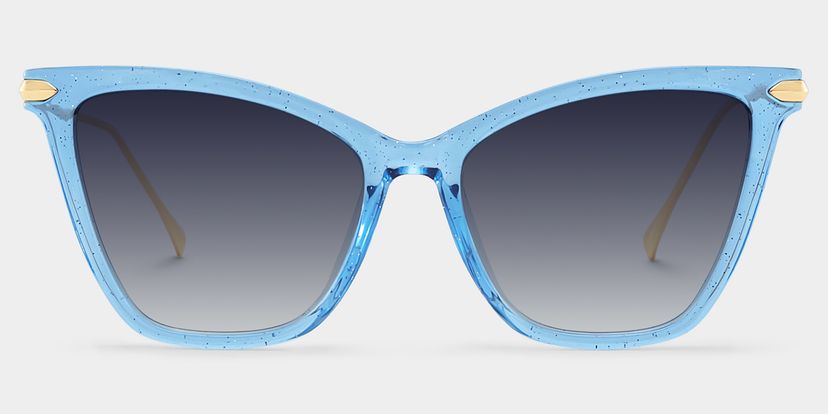 Hilary Butterfly Blue Glasses