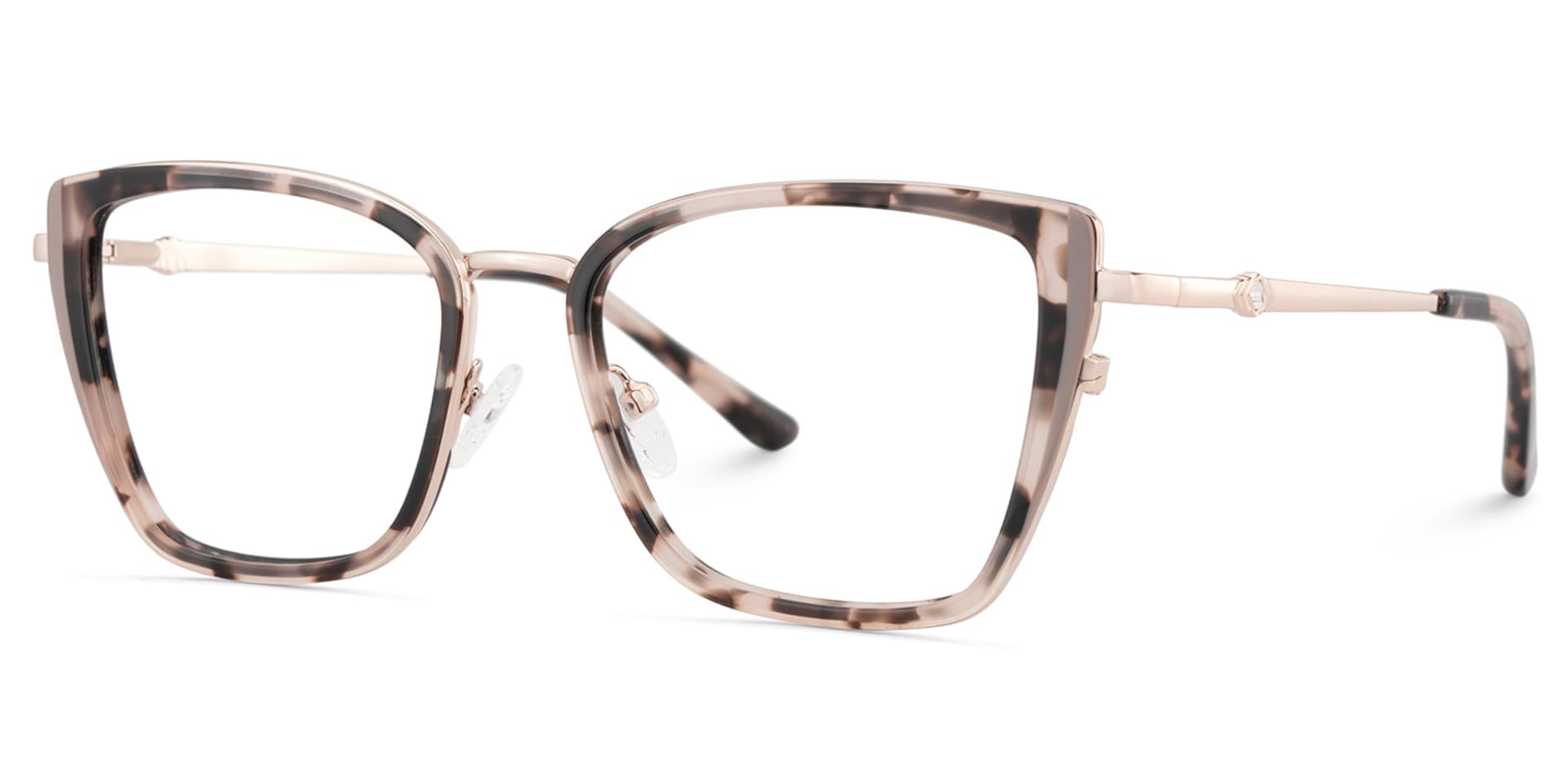 Juniper Eyeglasses in Square Tortoise Frame | Zeelool3