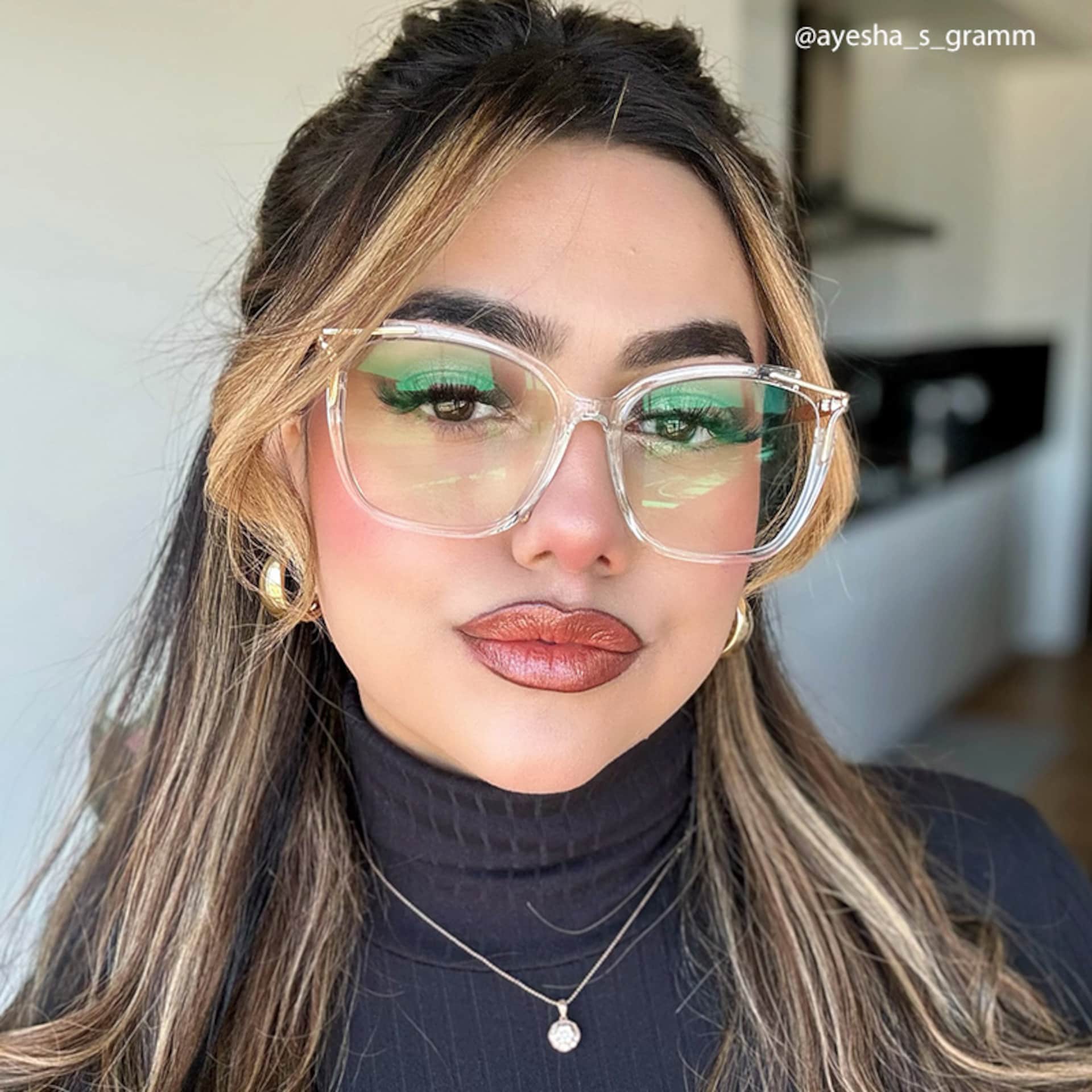 Spring hinges Sidibe Eyeglasses, Sidibe Crystal Glasses -Zeelool4