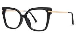 Chrisett Butterfly Black Glasses1