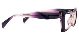 Bueghly Rectangle Purple Glasses2