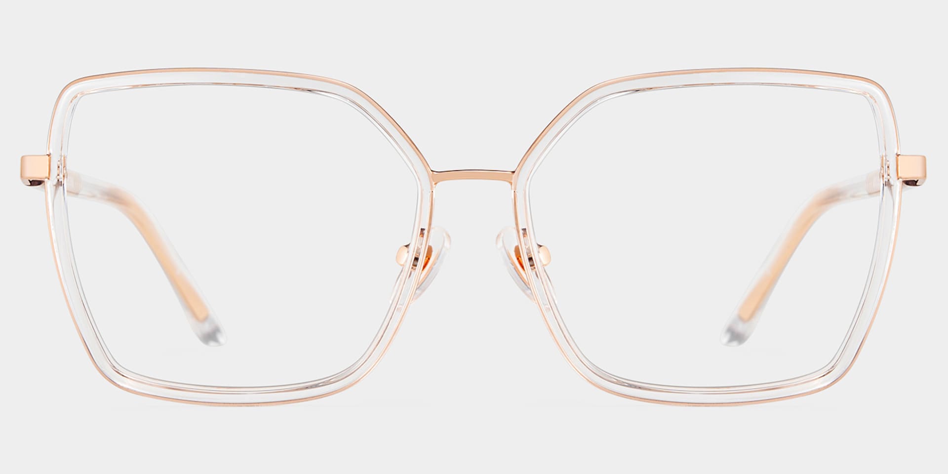 Crystal Square Frame Glasses - Jill on Sale | Zeelool0