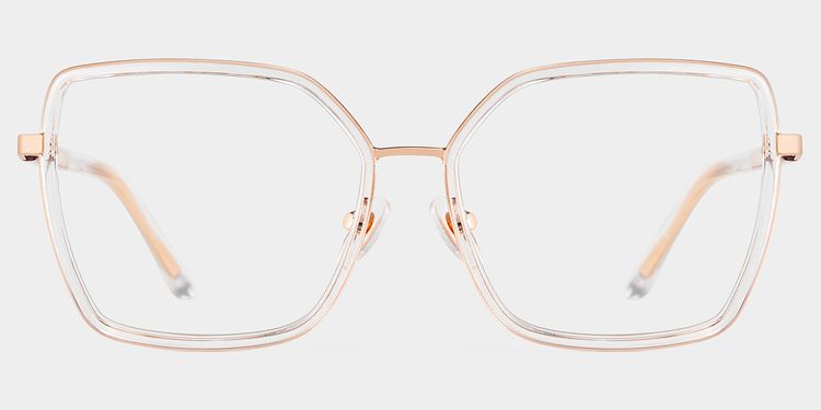 Jill Clear Square Glasses