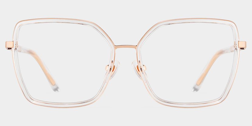 Jill Clear Square Glasses