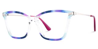 Stephens Cateye Black Glasses3