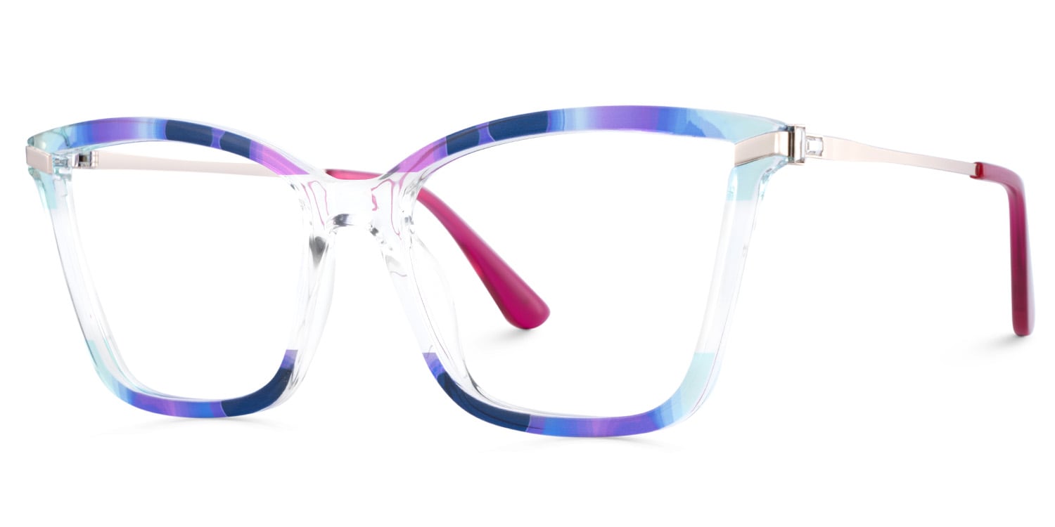 Stephens Cateye Black Glasses3