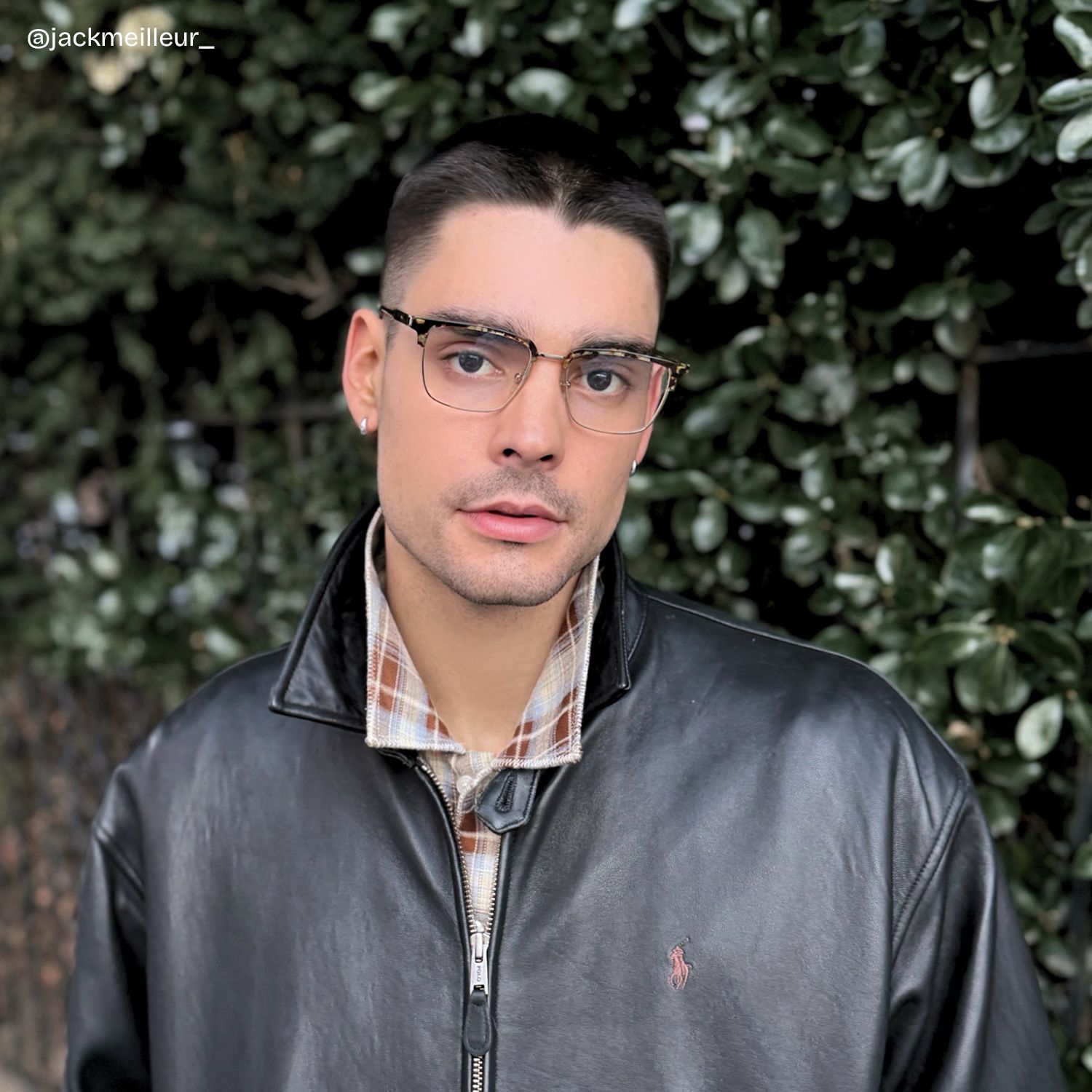 Audrey Tortoise Browline Glasses Frames for Men | ZEELOOL
